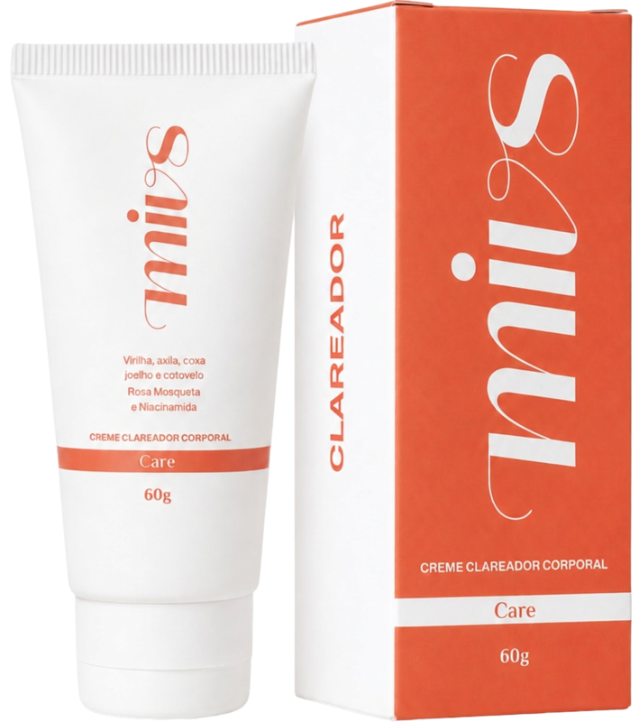 Creme Clareador Corporal Mivs Care 60g com embalagem